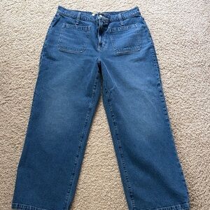 Madewell Denim Jeans with Button Detail - High Rise - excellent condition